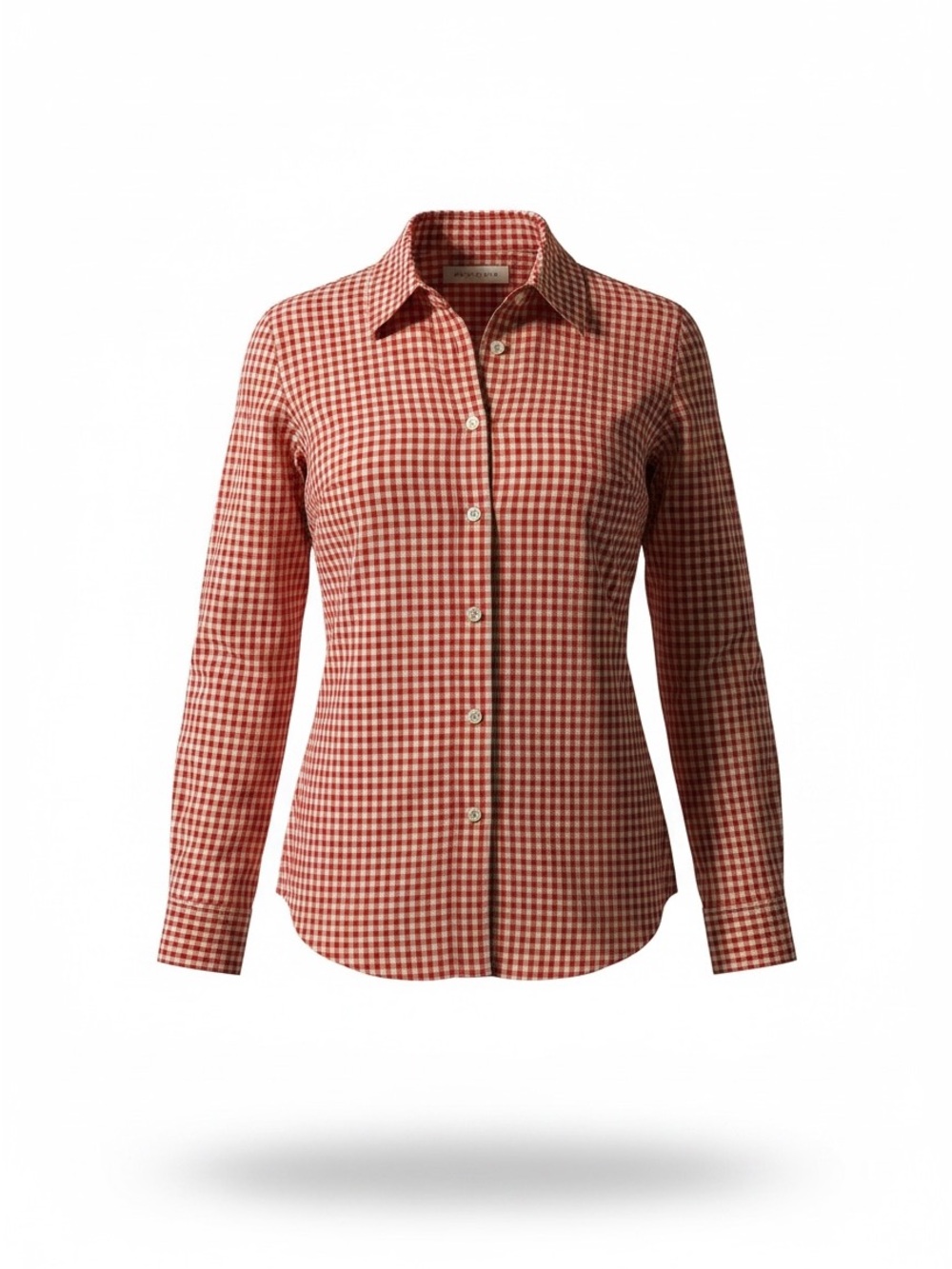 J Crew Classic Poppy Red Gingham Button-Up Shirt - Women
